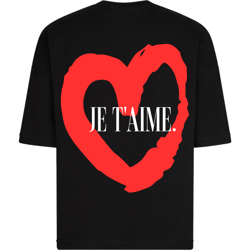 Classic black - je t'aime tee